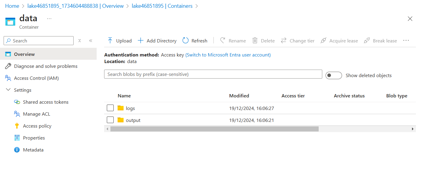 Enable Security for Azure Data Lake